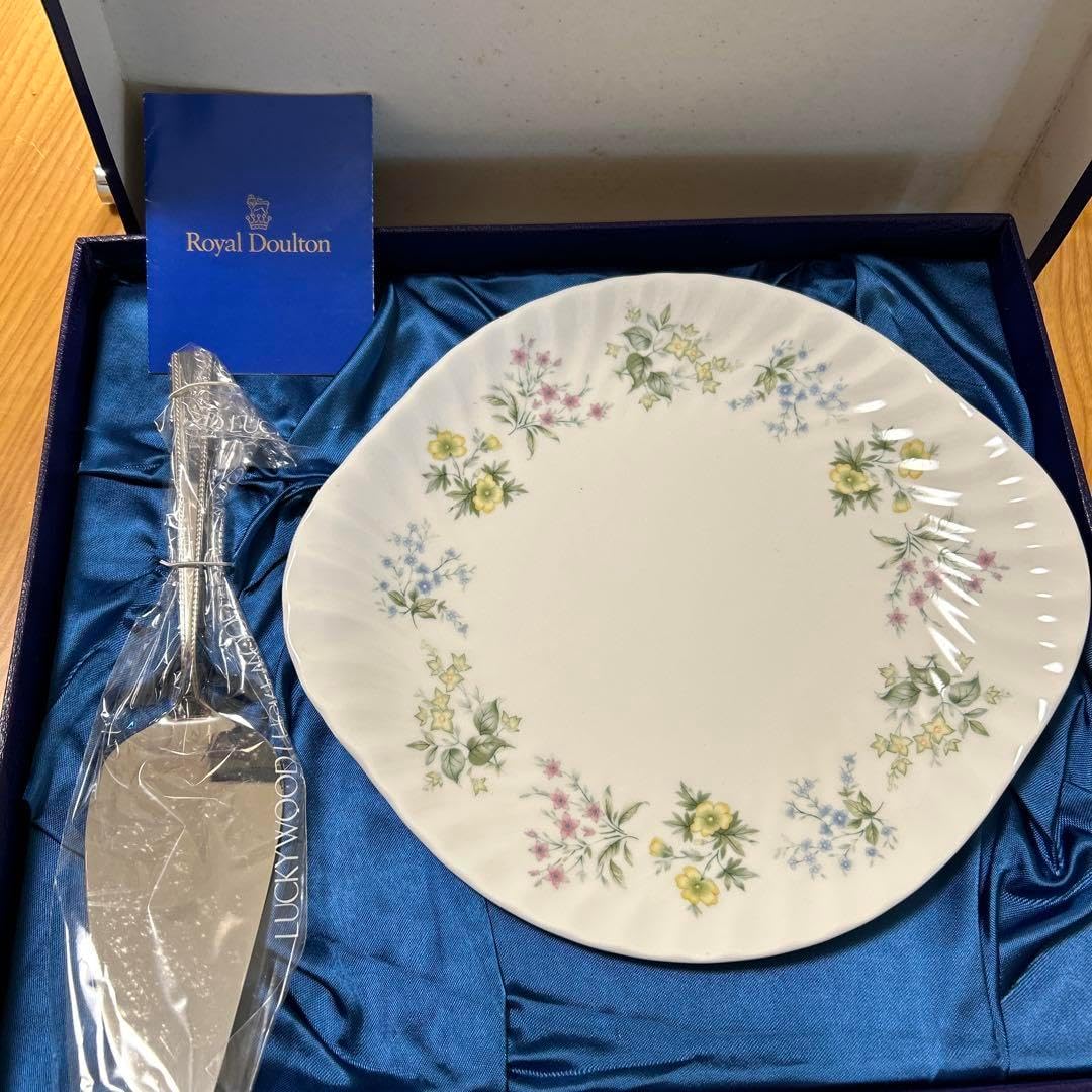 Royal 花柄 ケーキサーバーセットPRILL 青い花模様のケーキサーバー