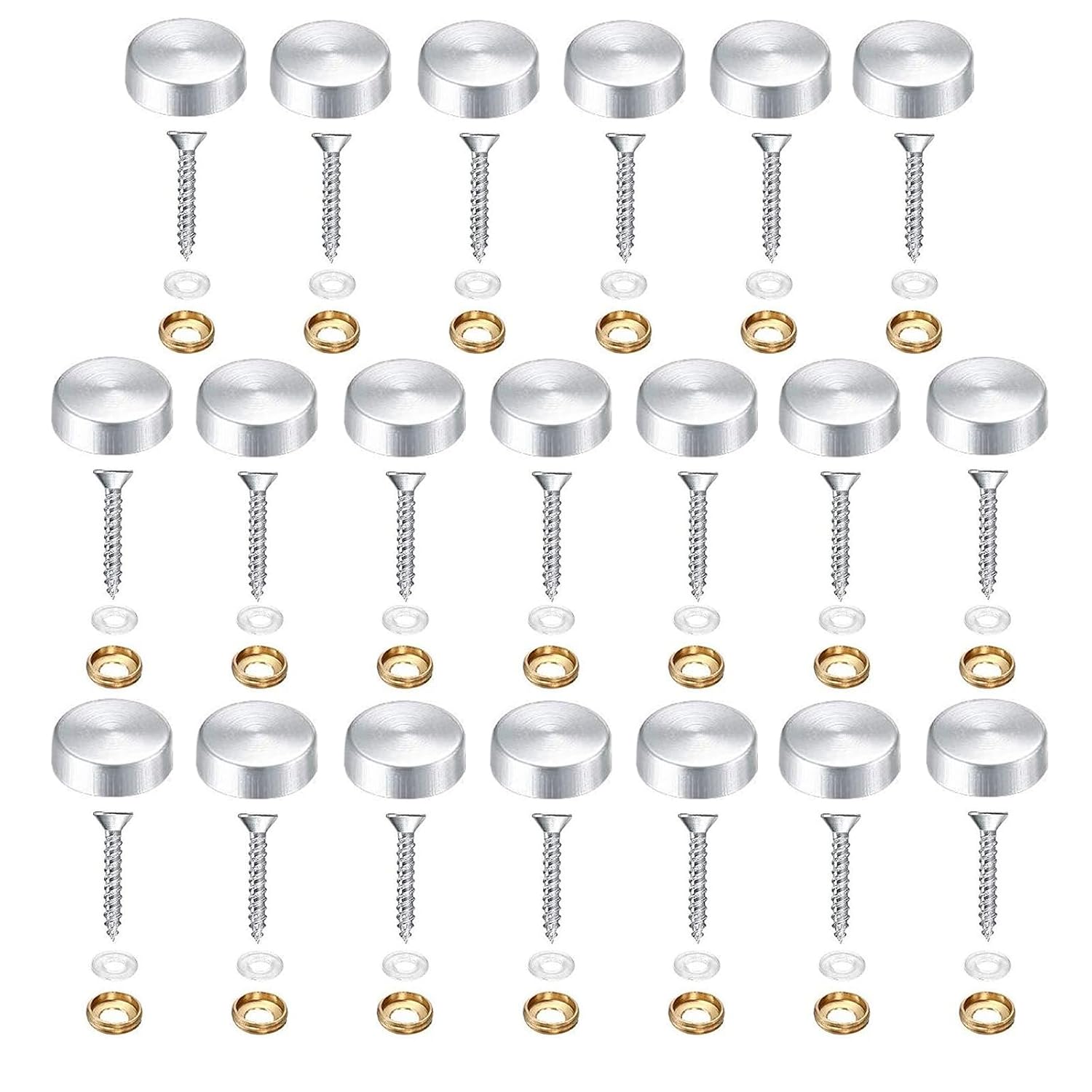 Screw Cap Covers Decorative Mirror Screws, Stainless Steel Screw Cap/Cover