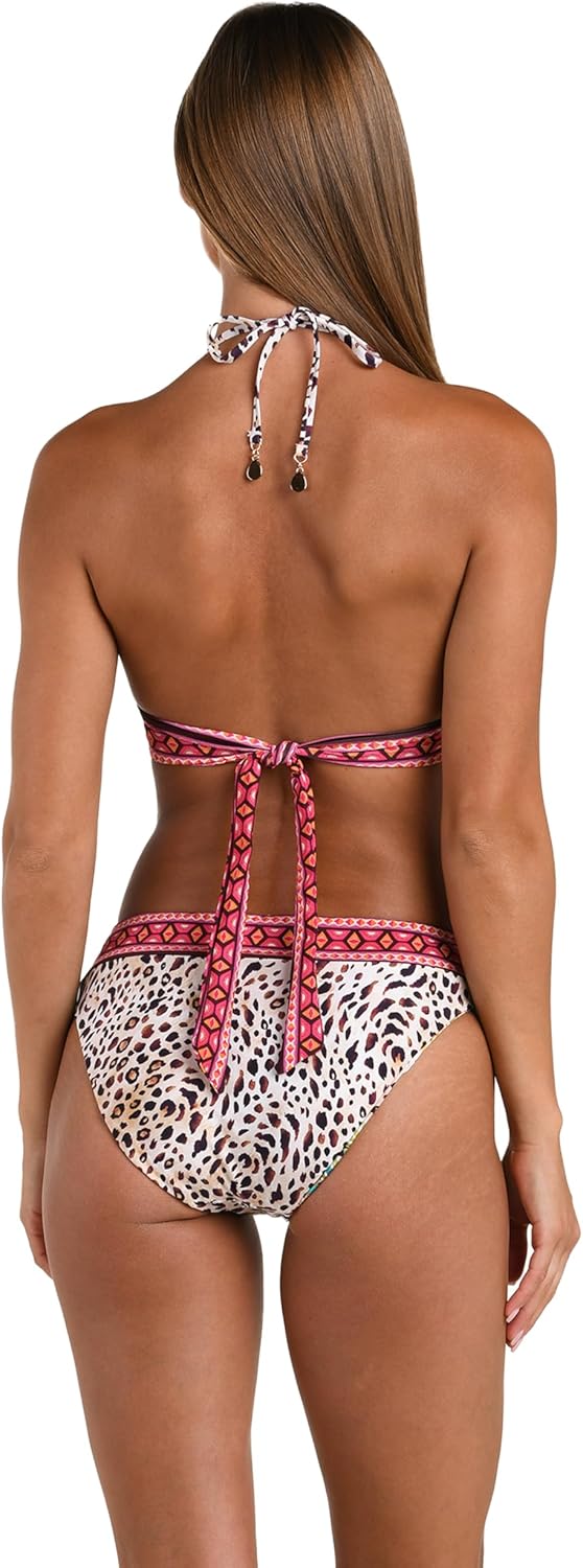 Sunshine 79 Womens Over The Shoulder Thick Strap Bikini Swimsuit Top - Image 4