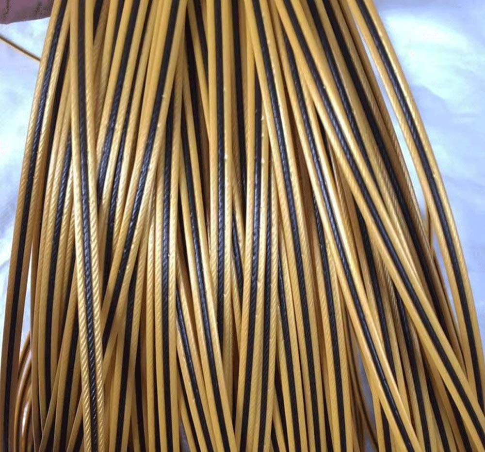 YebiO 500G Synthetic Rattan Woven Material, Flat Rattan, Plastic Rattan Material for Weaving