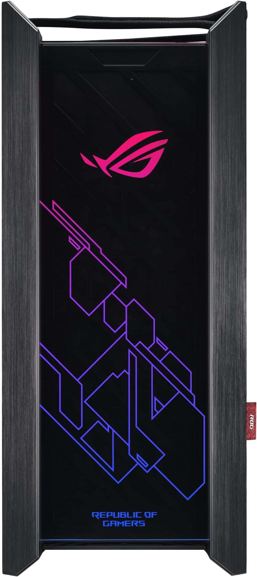 Asus ROG Strix Helios GX601 RGB Mid-Tower Computer Case for up to EATX Motherboards with USB 3.1 Front Panel, Smoked Tempered Glass, Brushed Aluminum and Steel Construction, and Four Case Fans, Black
