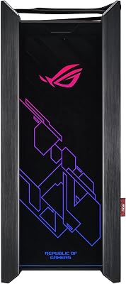 ASUS ROG Strix Helios GX601 RGB Mid-Tower Gaming Case, Pre-Installed 4x140mm Fans, ATX/EATX, Tempered Glass, Aluminum Frame, GPU Braces, 420mm Radiator Support, Aura Sync