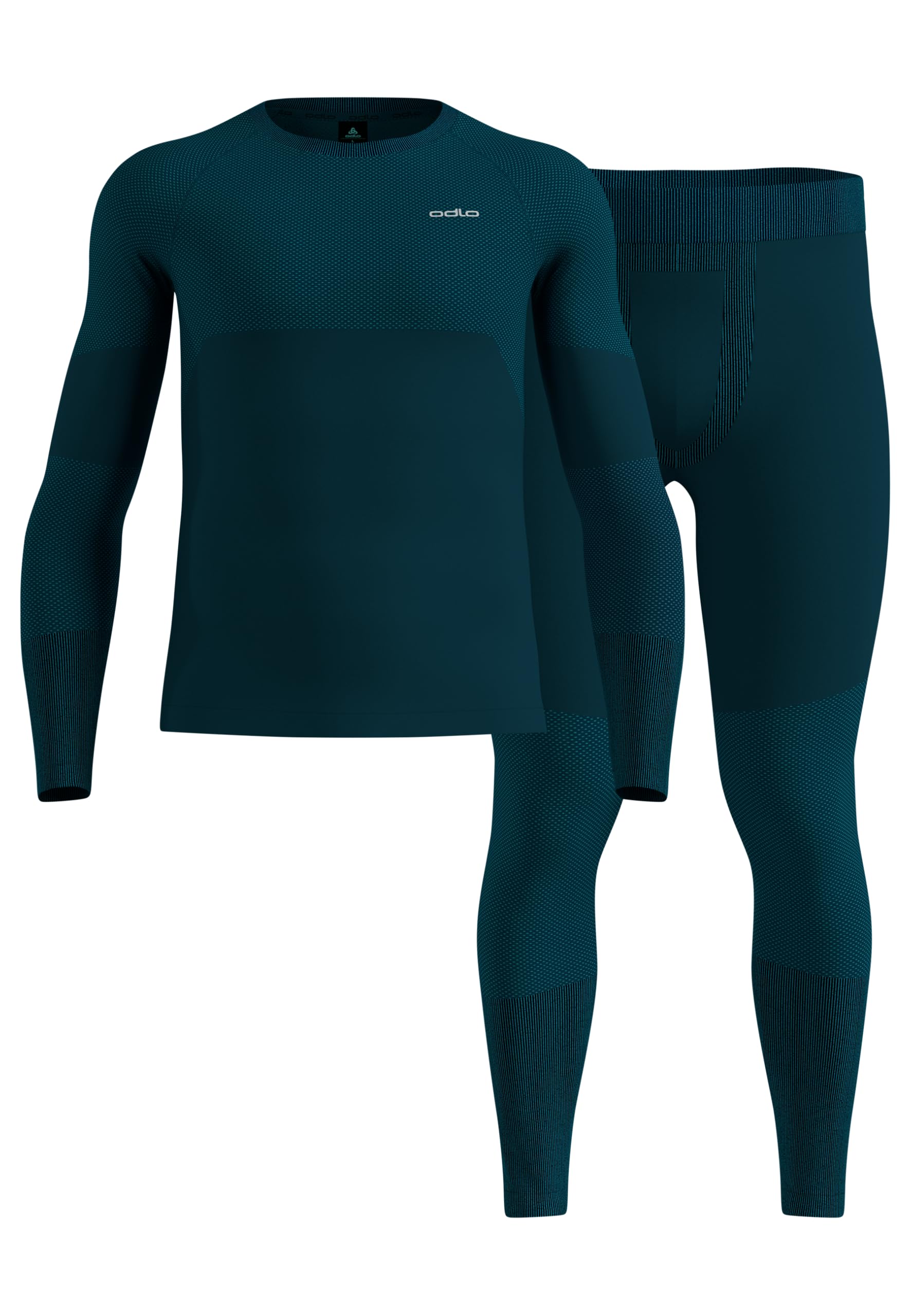 Odlo Fundamentals Performance Warm Set Long Set di Abbigliamento Termico Uomo