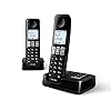 Philips D2552B Cordless DECT Landline Phone, two handsets with answering machine Philips D2552B Cordless DECT Landline Phone, two handsets with answering machine