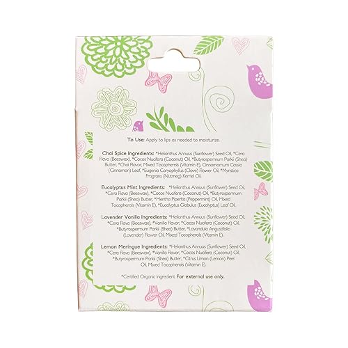 Miniatura 2 de Nature's Silk Lip Balm (4 Scent Variety Pack)