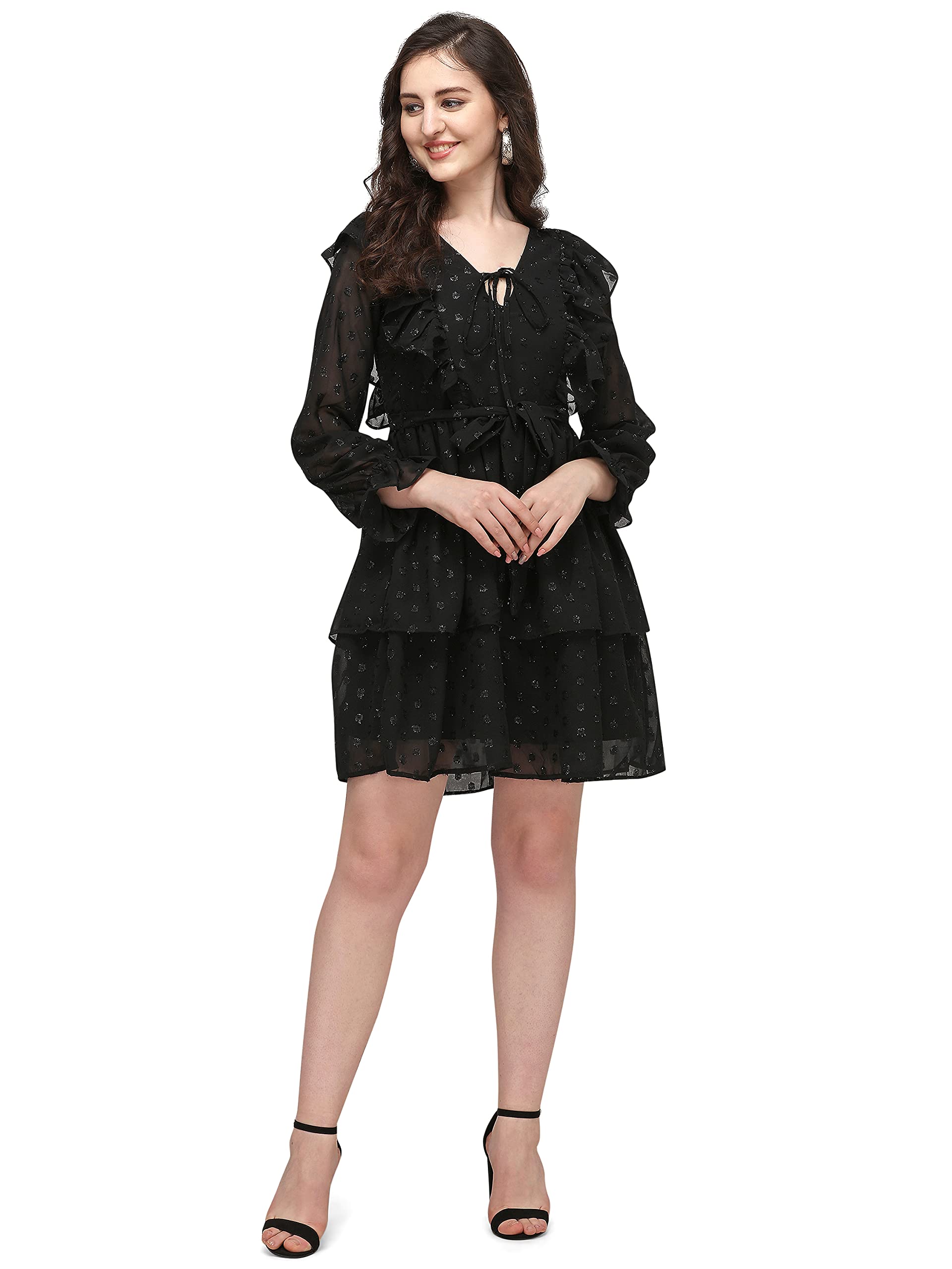 ahana Lurex Dot Midi Dress-picture-38