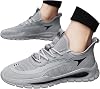Mens Running Shoes - Men's Breathable Mesh Slip On Sneakers Lightweight Comfortable Walking Shoes For Casual Sports Gym Running And Outdoor Activities