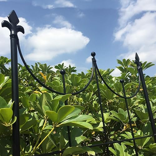 Miniatura 8 de OUTOUR Rejilla de jardín más grande para soporte de plantas, enrejado de alambre, valla de estaca, 70 x 20 pulgadas, para plantas trepadoras, vides