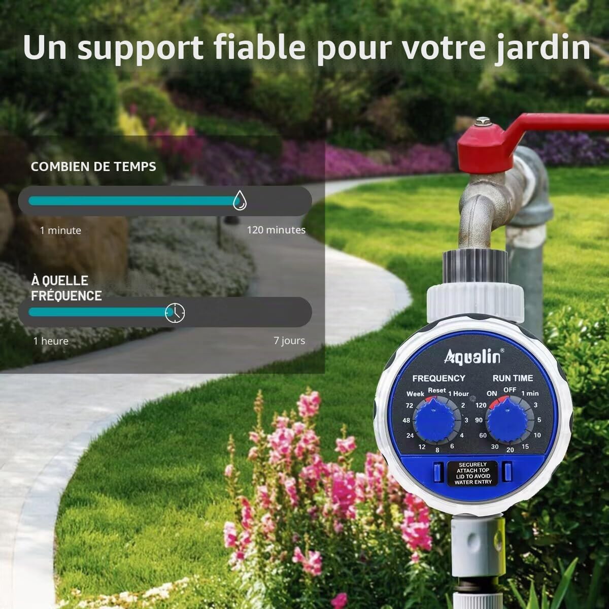 Arrosage Minuterie Contrôleur d'irrigation Marche sans Pression