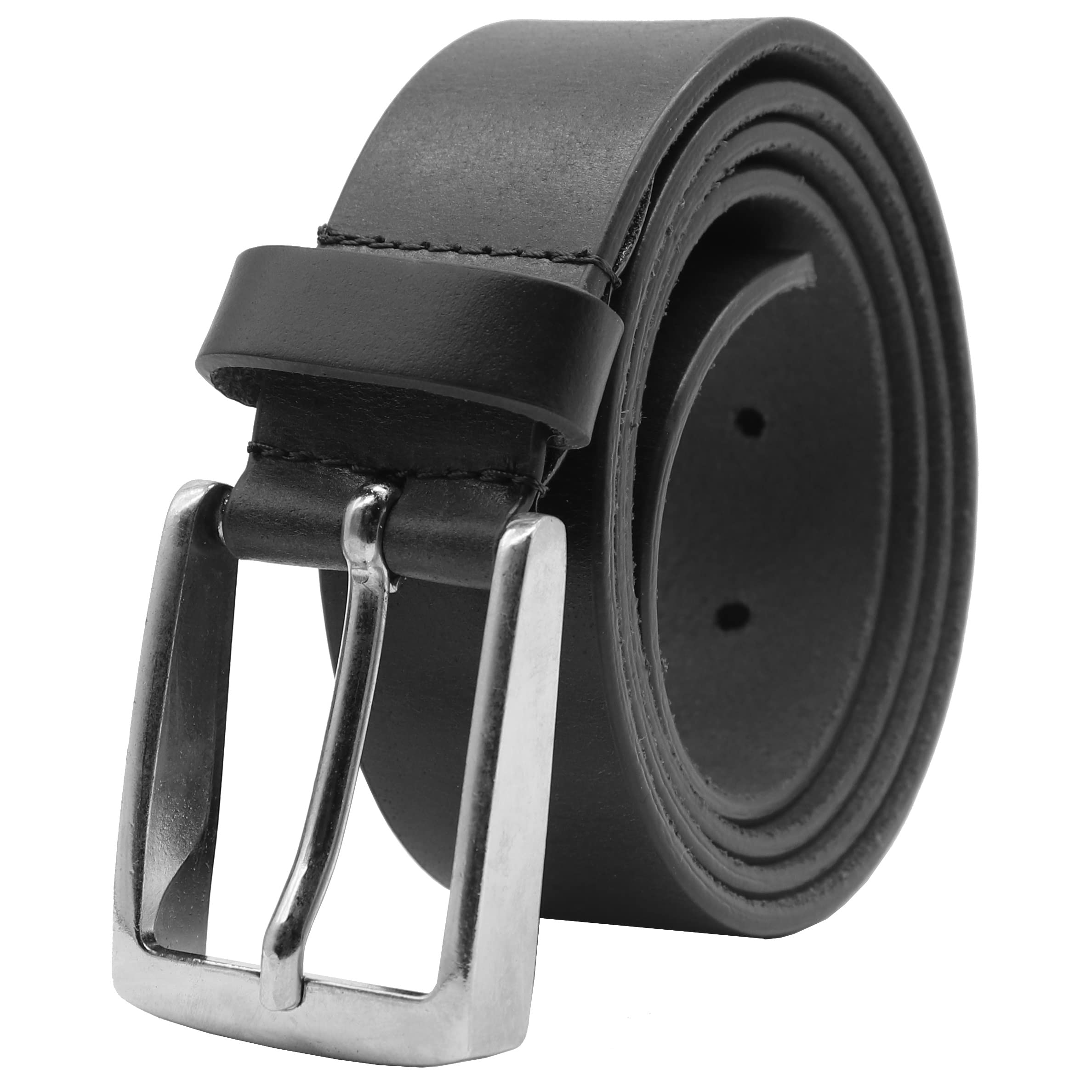 PELLE TOROAdventurer Leather Belt for Men, Handmade Men's Belt for Formal Work or Casual Jeans and Cowboy Styles