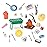 Glitter Girls - 14-Inch Doll Accessories - Campfire & Portable BBQ Grill Set - Marshmallows, Toasting Sticks, and Play Food - 3+ Years- Childrens Toys