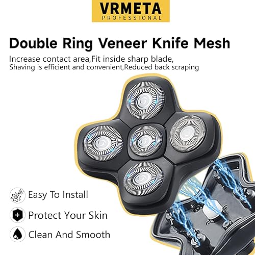 Miniatura 5 de Electric Shaver Replacement Heads Stainless Steel Replacement Blades Sharp Shaver Blades For Freedom Grooming Electric Head Hair Shaver