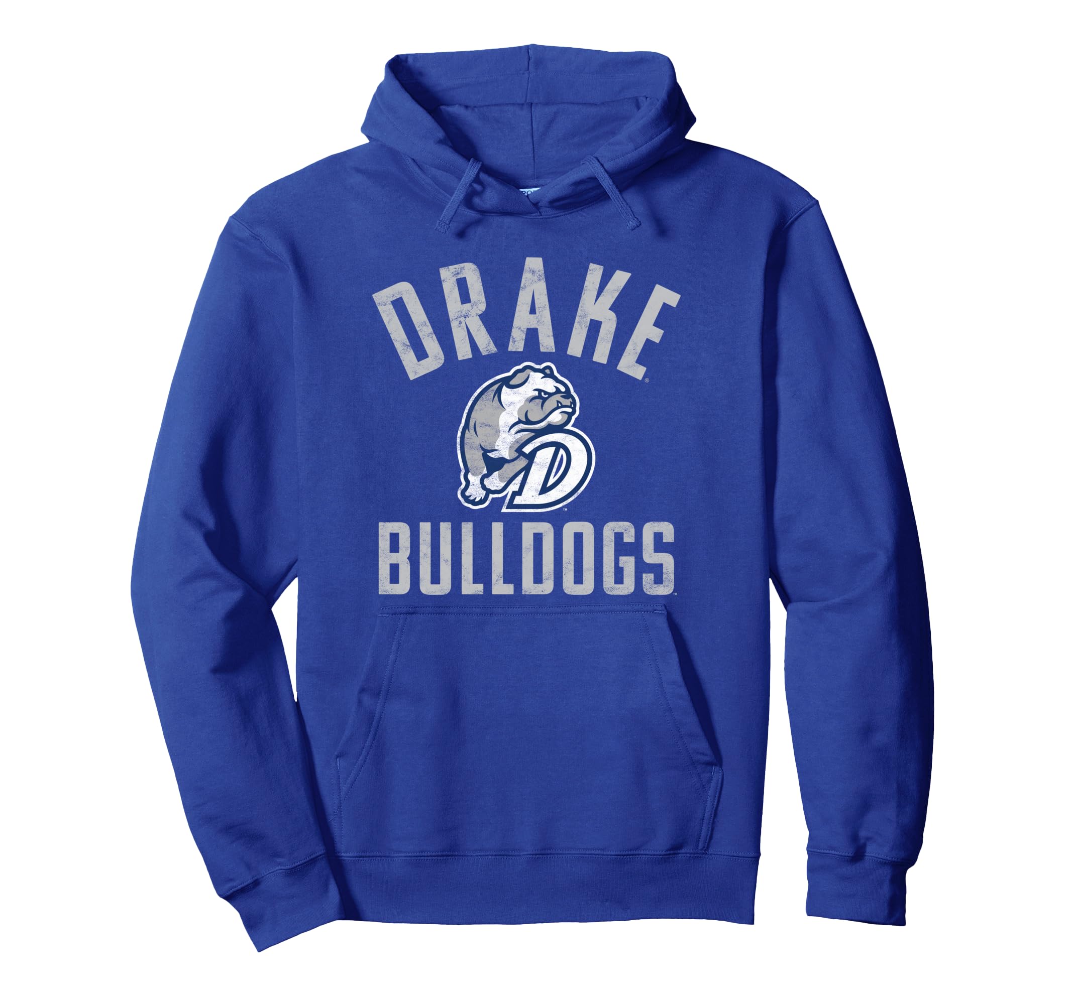 Drake University Bulldogs Large Pullover Hoodie