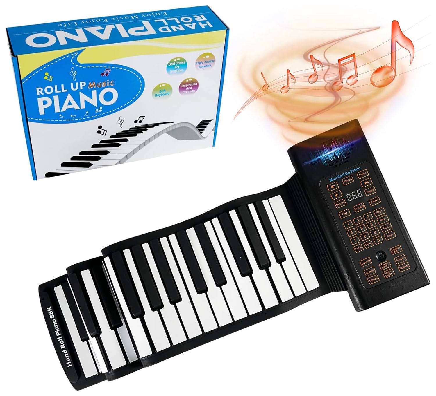Amazon | Yumcute ロールアップピアノ 88鍵盤 電子ピアノ キーボード