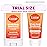 Lume Whole Body Deodorant - Invisible Cream + Solid Stick Mini Bundle - 72 Hour Odor Control - Aluminum & Baking Soda Free, Skin Loving - 0.5 Ounce Each - Travel, Trial Size Minis (Clean Tangerine)