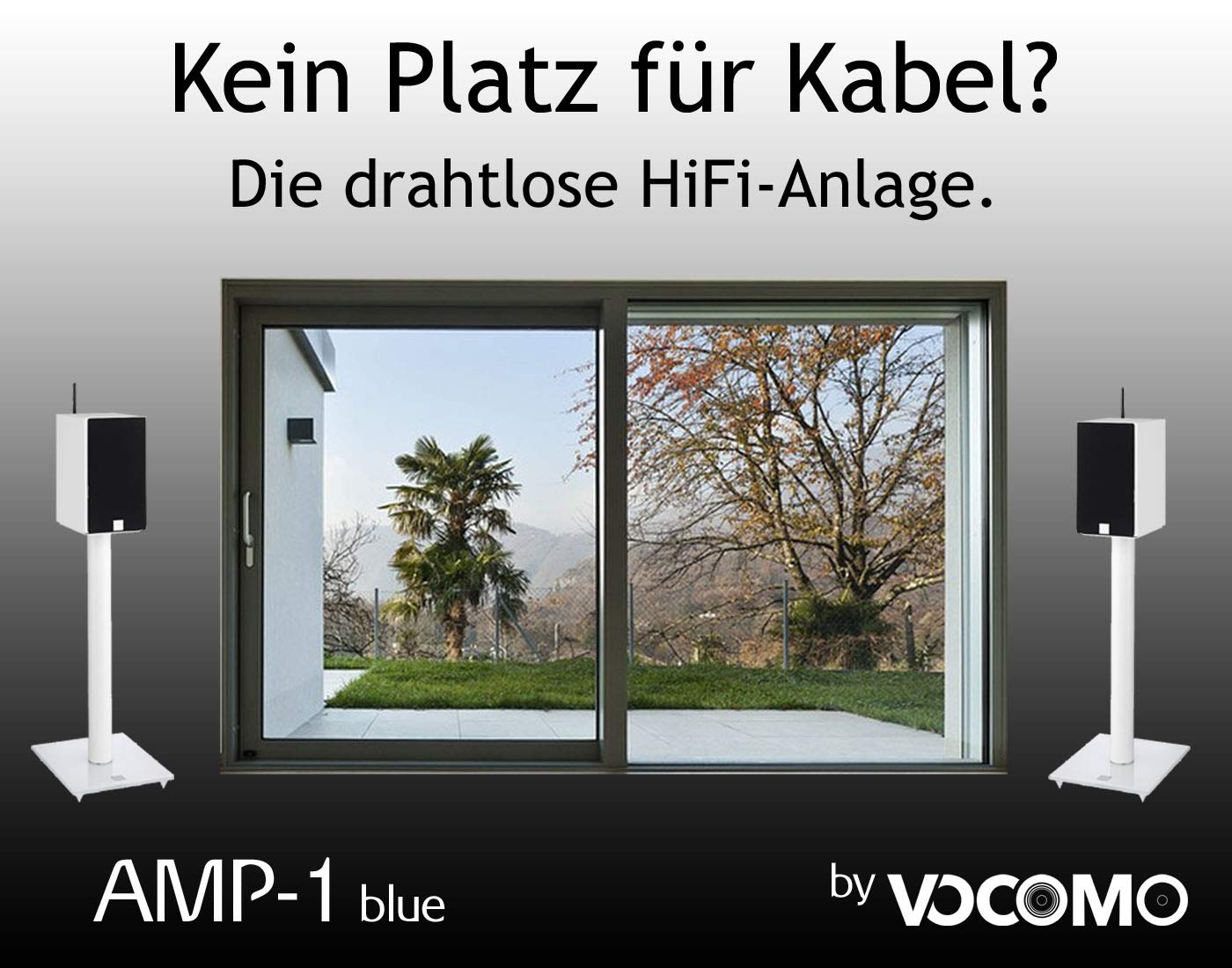 AMP-1 Blue Bluetooth TWS Verstärker mit aptX Paar