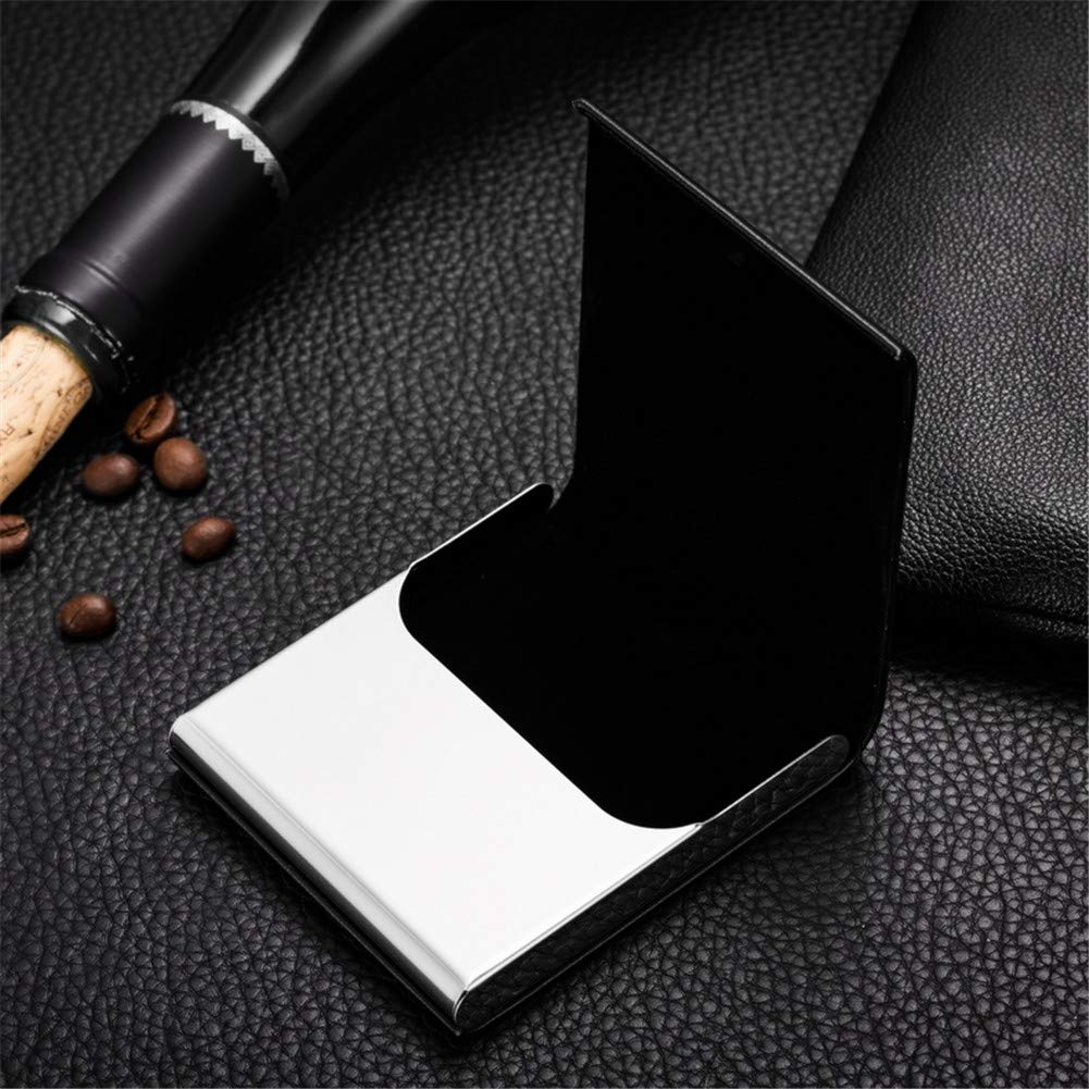 Portasigarette da uomo king size nero – in pelle leggera e sottile nero marrone 70 mm, 84 mm – Portasigarette con incisione