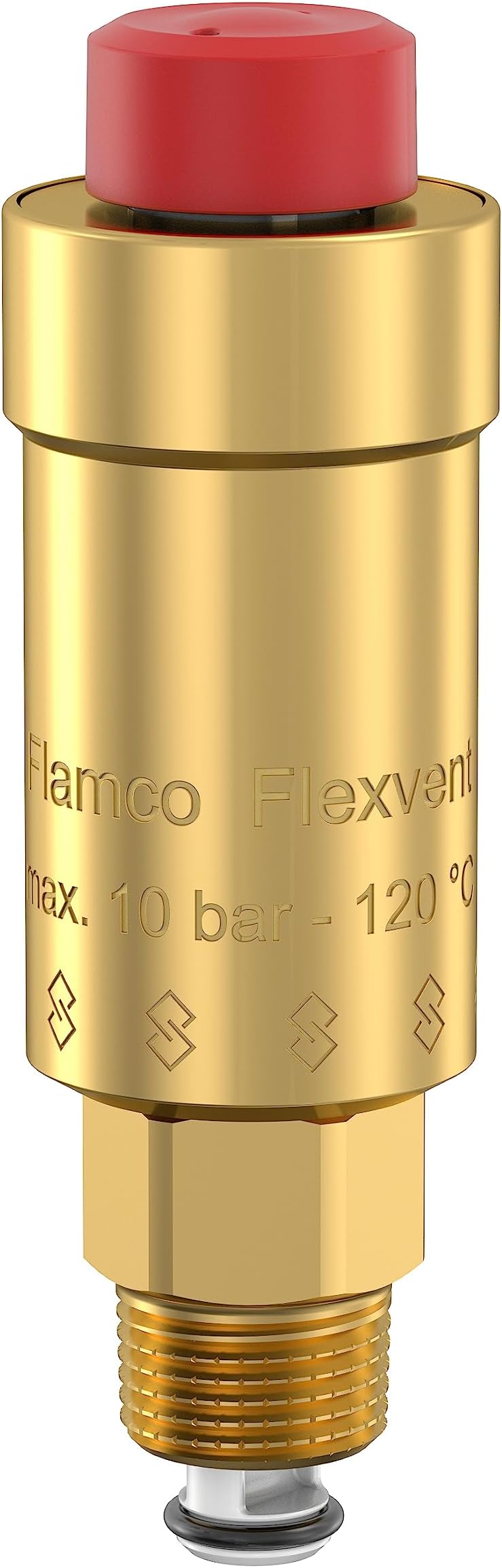 Flamco Flexvent 3/8" Floatvent c/w shut-off valve - Automatic Air Vent 27750