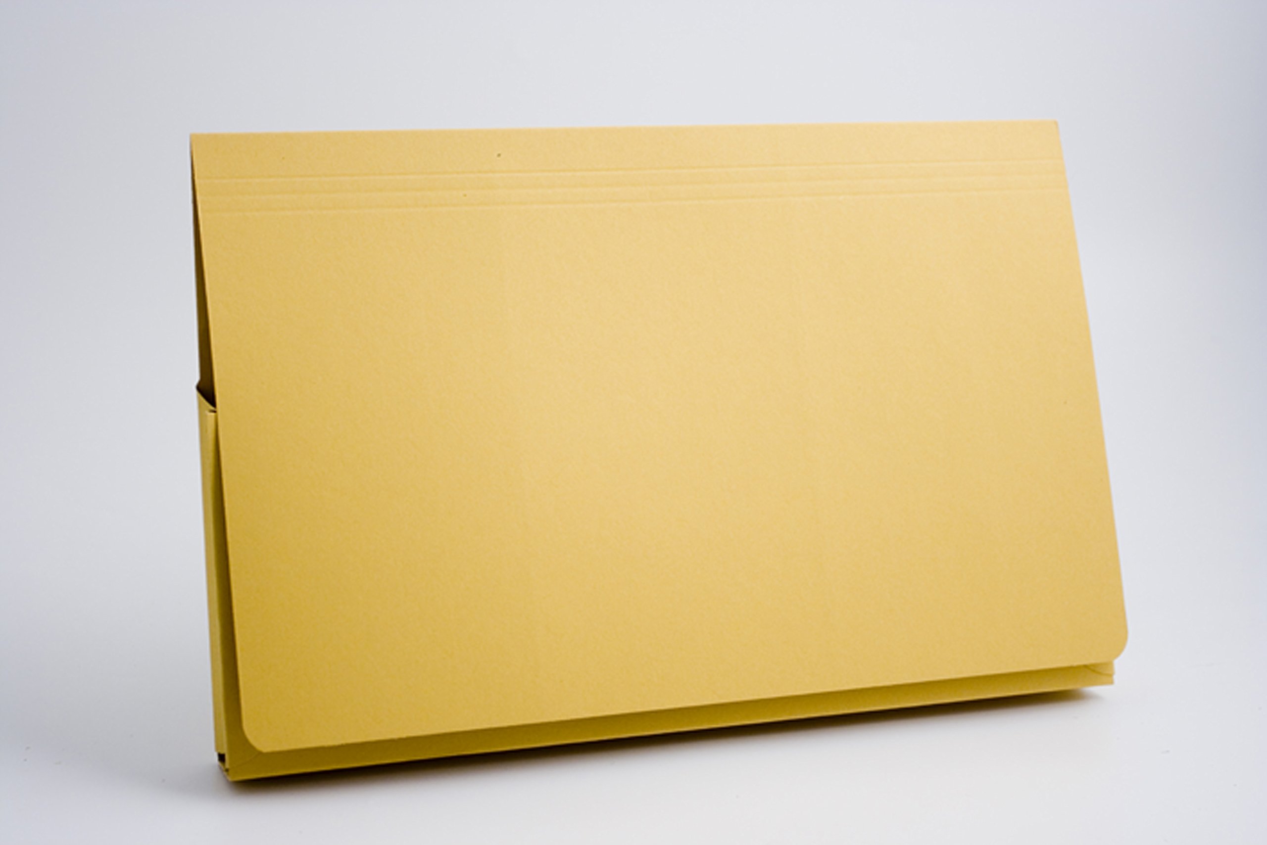 Exacompta PW2-YLWZ Guildhall Full Flap Pocket Wallet - Yellow, 35 x 24.2 cm