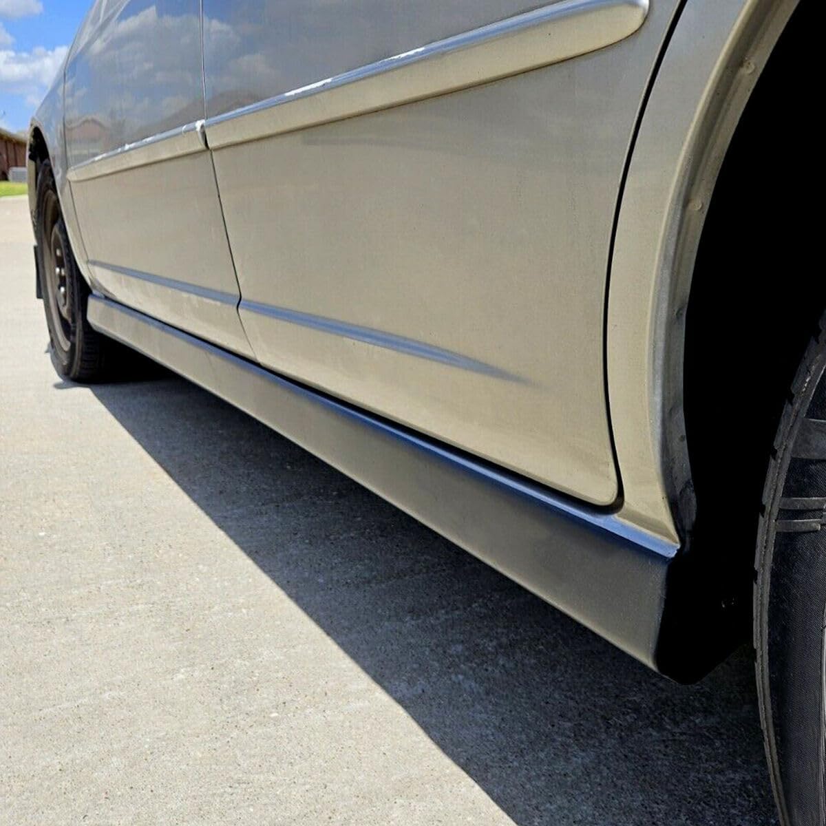 Side Skirts Extension Fit for H0NDA Civic 2001-2005 Coupe Sedan 2Dr / 4Dr RS Style