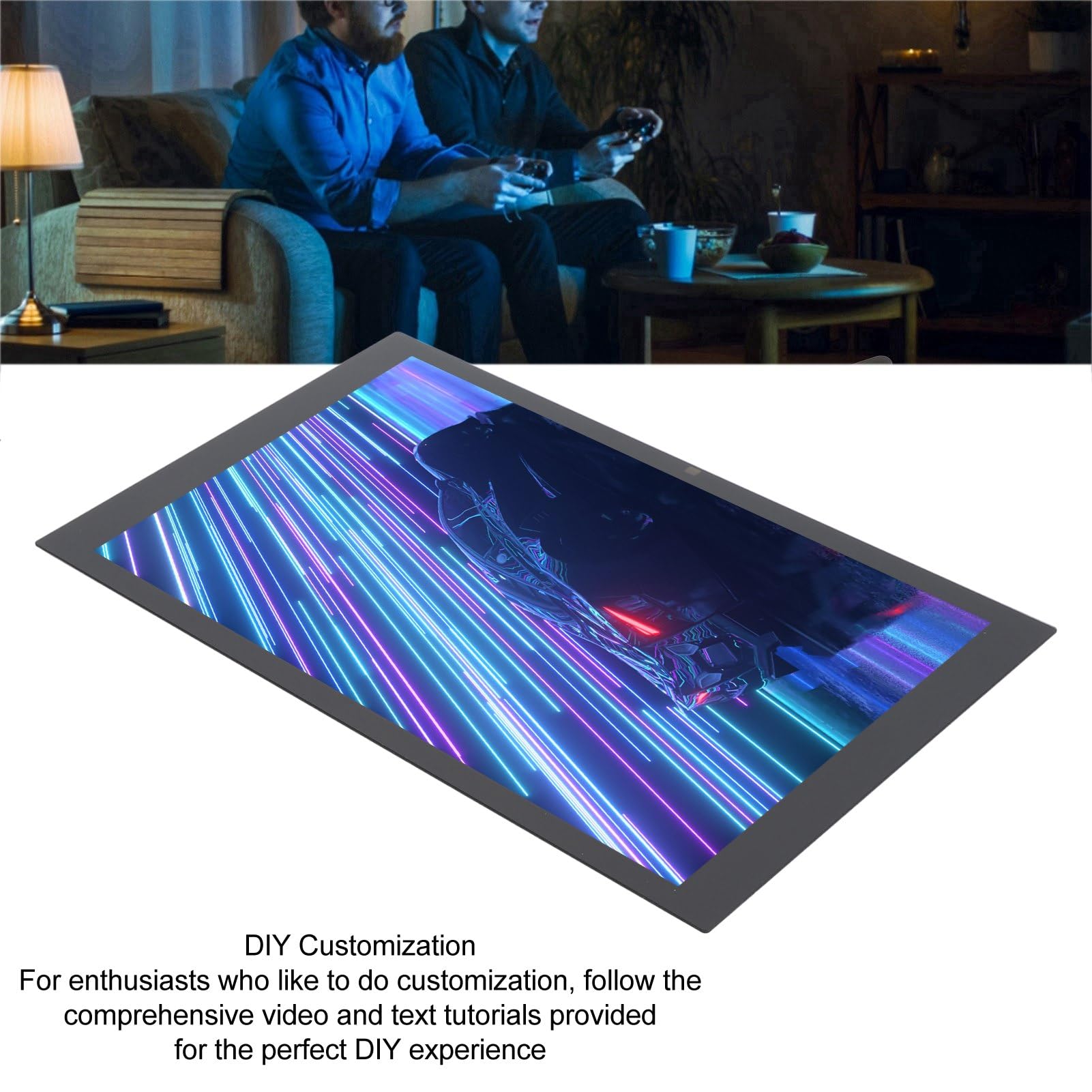 Zenithaur Anti GLARE Display a prova di impronta digitale per il ponte Steam, sostituzione touchscreen LCD da 7 pollici, touch screen ad alta definizione per l'esperienza di gioco