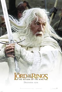 LORD OF THE RINGS RETURN OF THE KING MOVIE POSTER 2 Sided ORIGINAL GANDALF 27x40