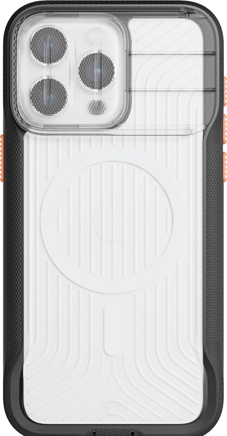 Tech21 Evo Max case for iPhone 15 Pro Max - Compatible with MagSafe - Impact Protection Case - Lanyards Included - Active Black