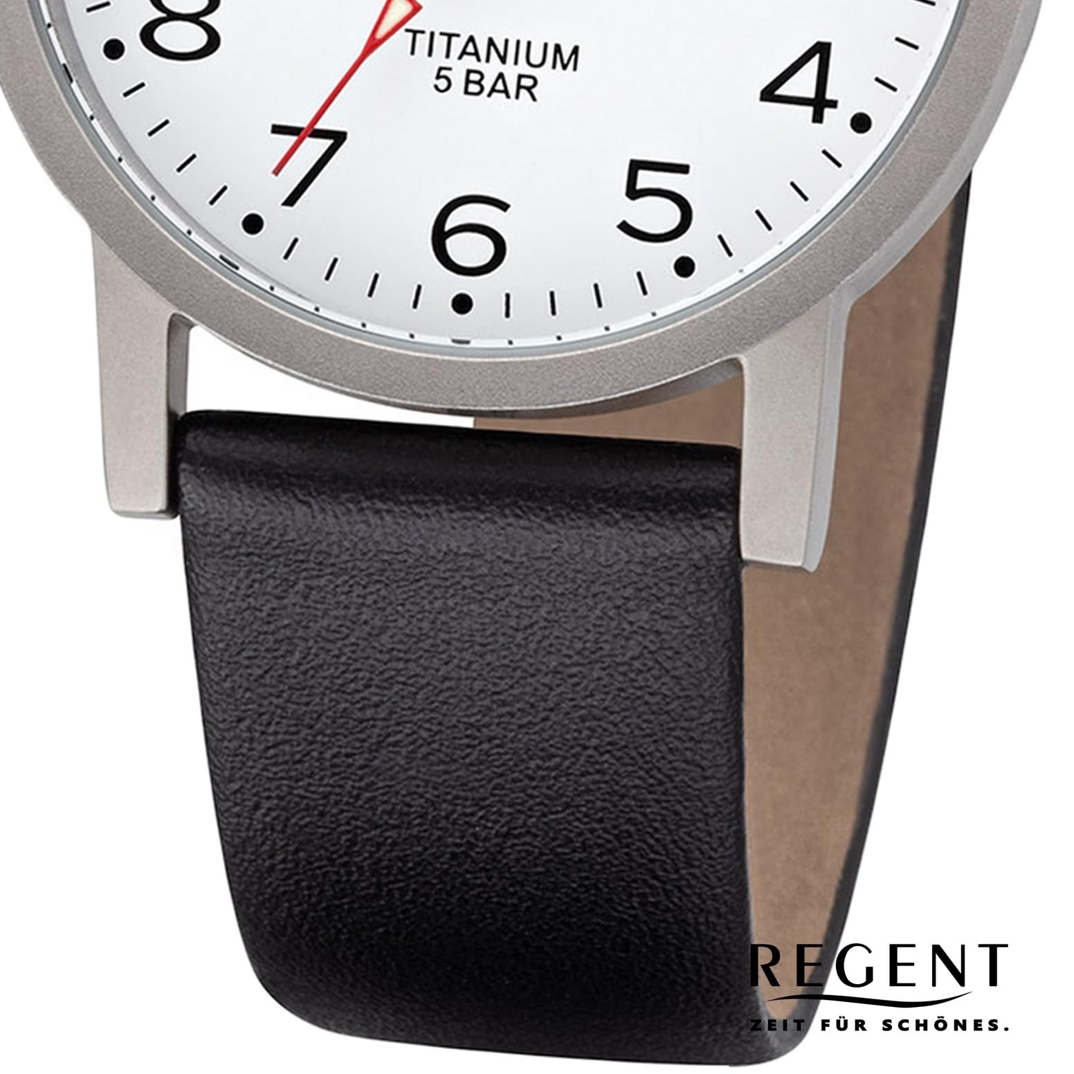Regent Analog Quarz Uhr mit Leder Armband 11190181