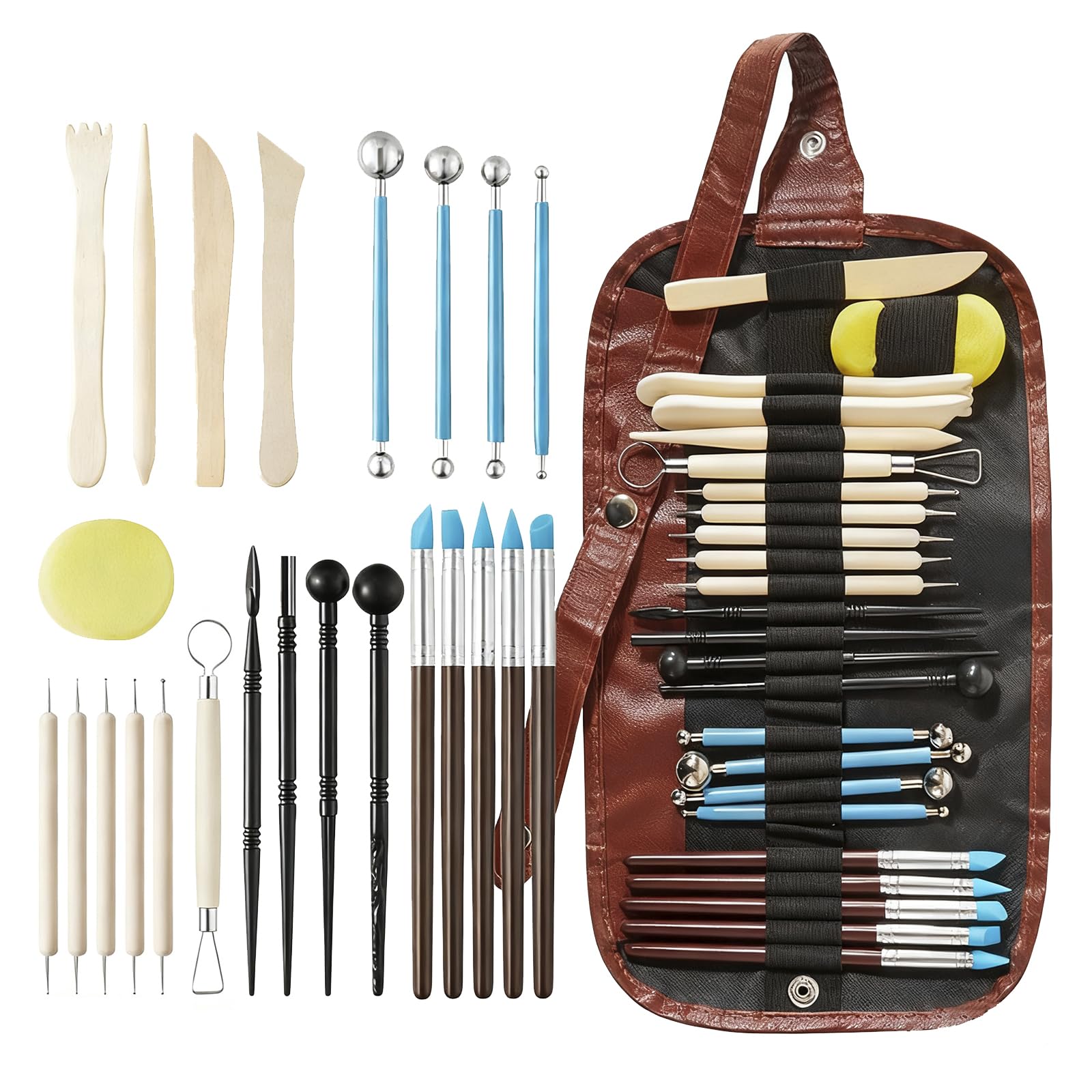 25Pcs Polymer Clay Tools Clay Sculpting Tools, Enhance Hands-on Skills