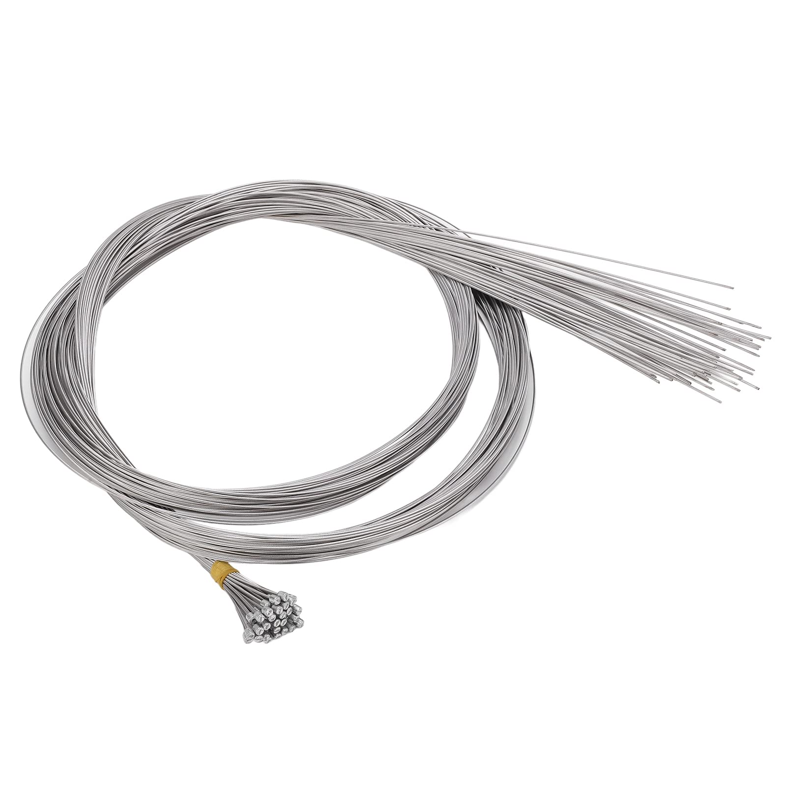 50pcs câble de Changement de Vitesse de vélo en Acier Inoxydable câble de dérailleur de vélo Fil intérieur pour vélo de Route de Montagne Durable Haute Performance 1,2 mm de