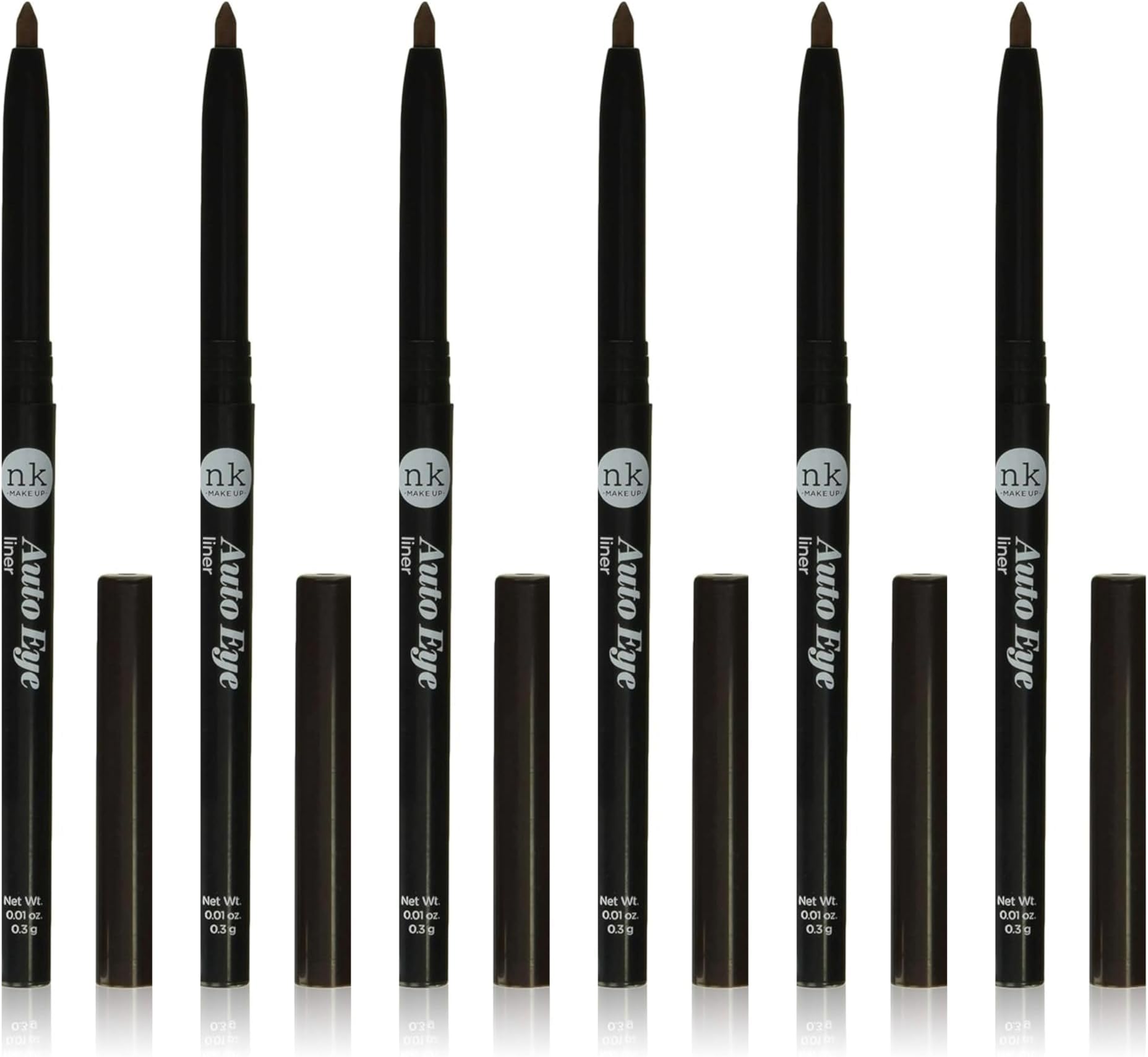 NK Auto Eye Liner - (6-PACK) (AA02 - DARK BROWN)