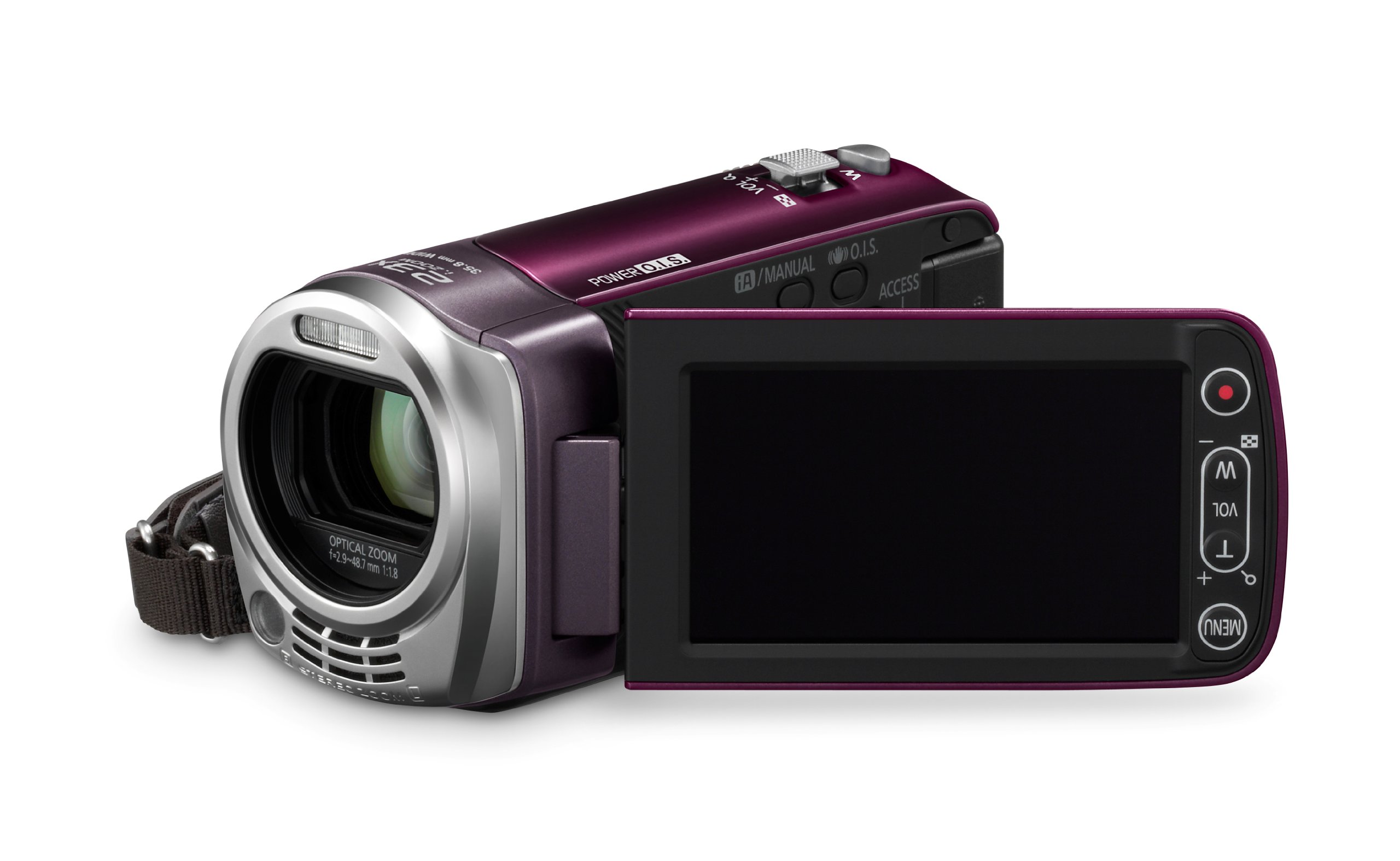 Panasonic HDC-SD100 sdx1eg Caméscope Full HD (pour Carte SD, Zoom de 16 x, écran 6,9 cm (2,7), stabilisateur d'image)