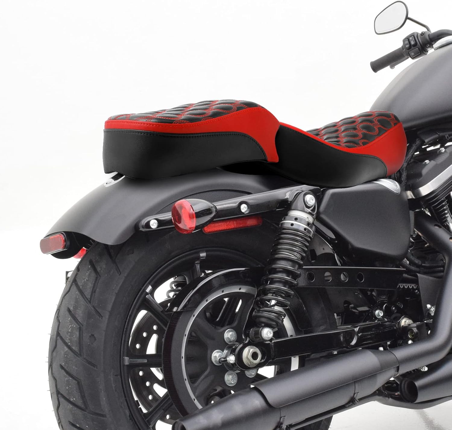 HUILI-JPHOME ライダー パッセンジャー シート ハーレー アイアン 883