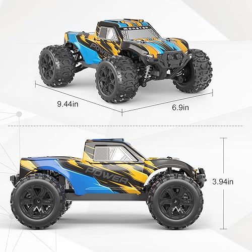 Miniatura 6 de Autos RC rápidos 118 4X4 para adultos, camiones RC Super Ultra Road Jumping RC, alta velocidad 25 MPH Rock Crawler, camiones monstruo RC con 2