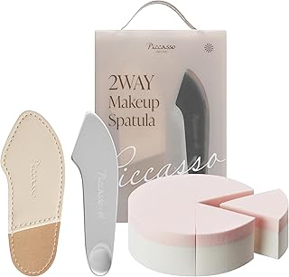 Piccasso Espátula de maquillaje de 2 vías con...