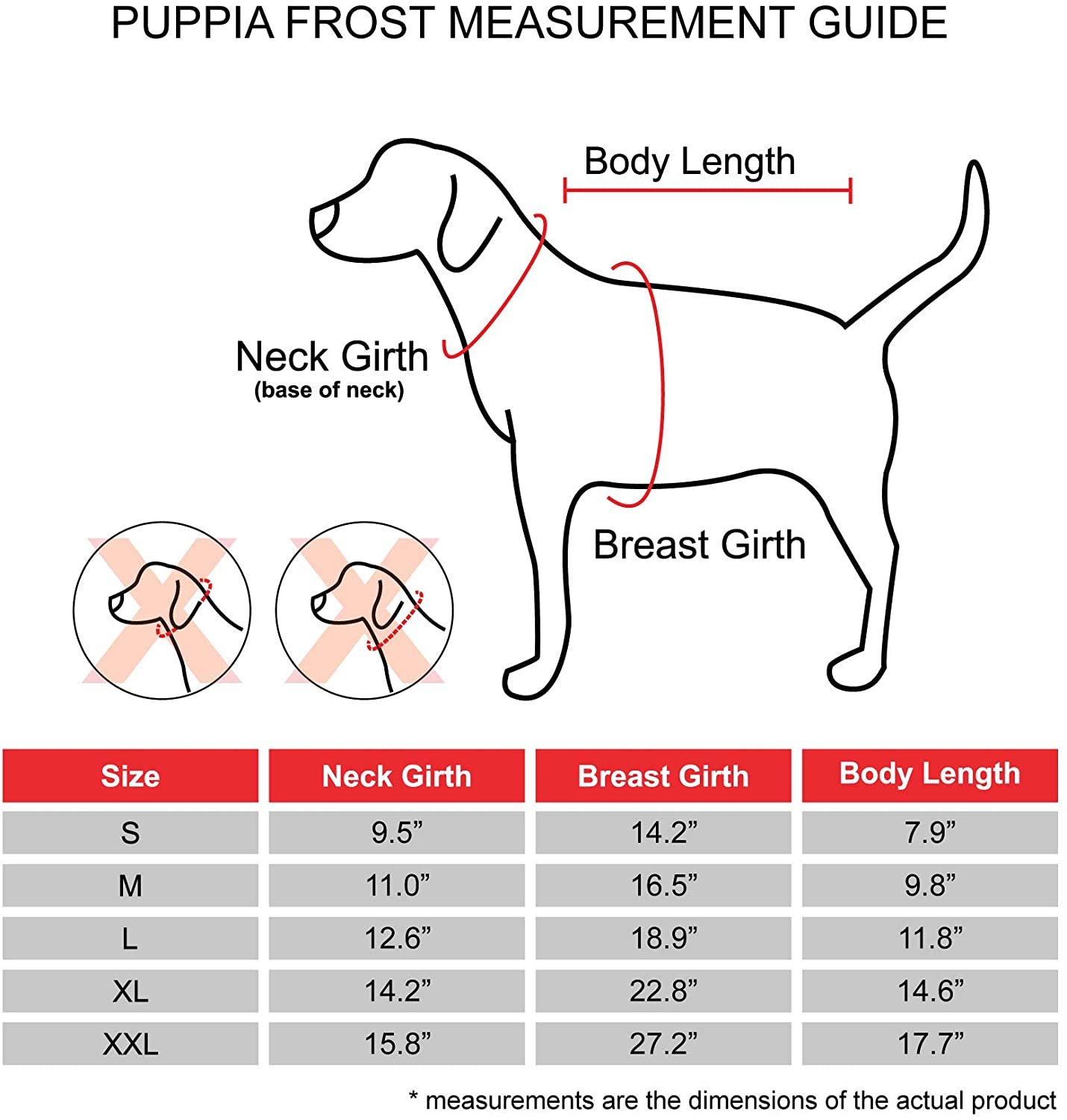 Puppia plsd-vt1668-bk-s Frost Pet cappotto, nero, Small