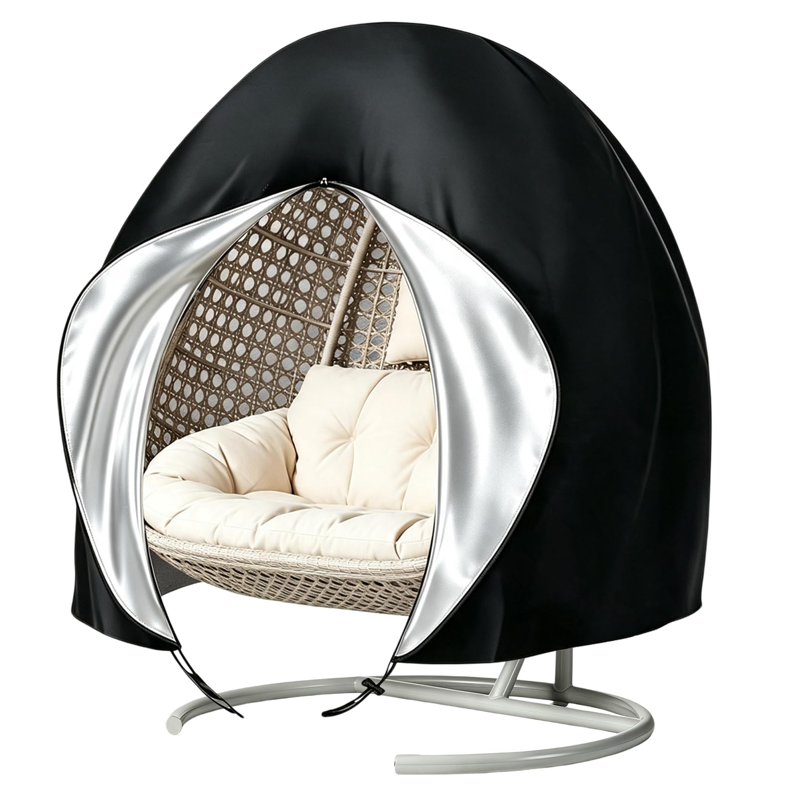 Double Egg Chair Cover, 420D Waterproof Chair Covers 230x200cm