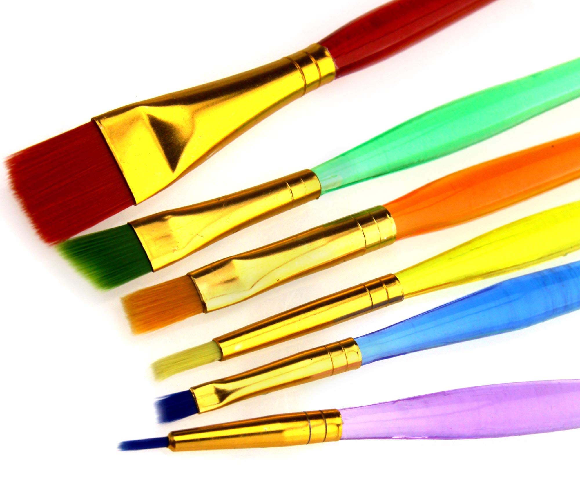 6pcs Fondant Cake Icing Decor Painting Brushes Fondant Sugarcraft DIY Brush Set