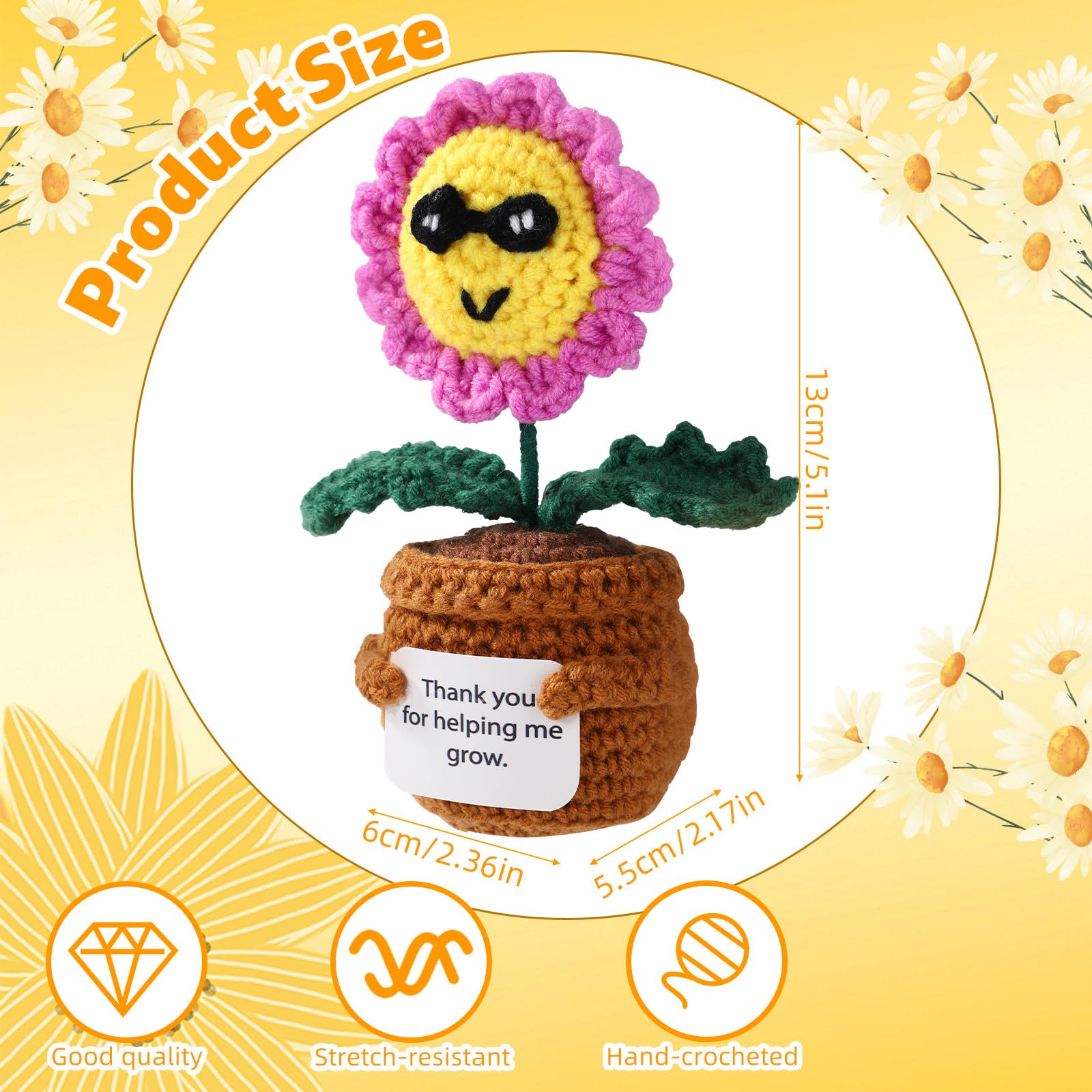 TOYMIS Crochet Daisy - Image 2