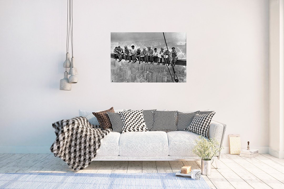 Grupo Erik Poster New York Lunch On A Skyscraper - 36 x 24 inches / 91.5 x 61 cm - Shipped Rolled Up - Cool Posters, Art Poster, Wall Posters & Prints