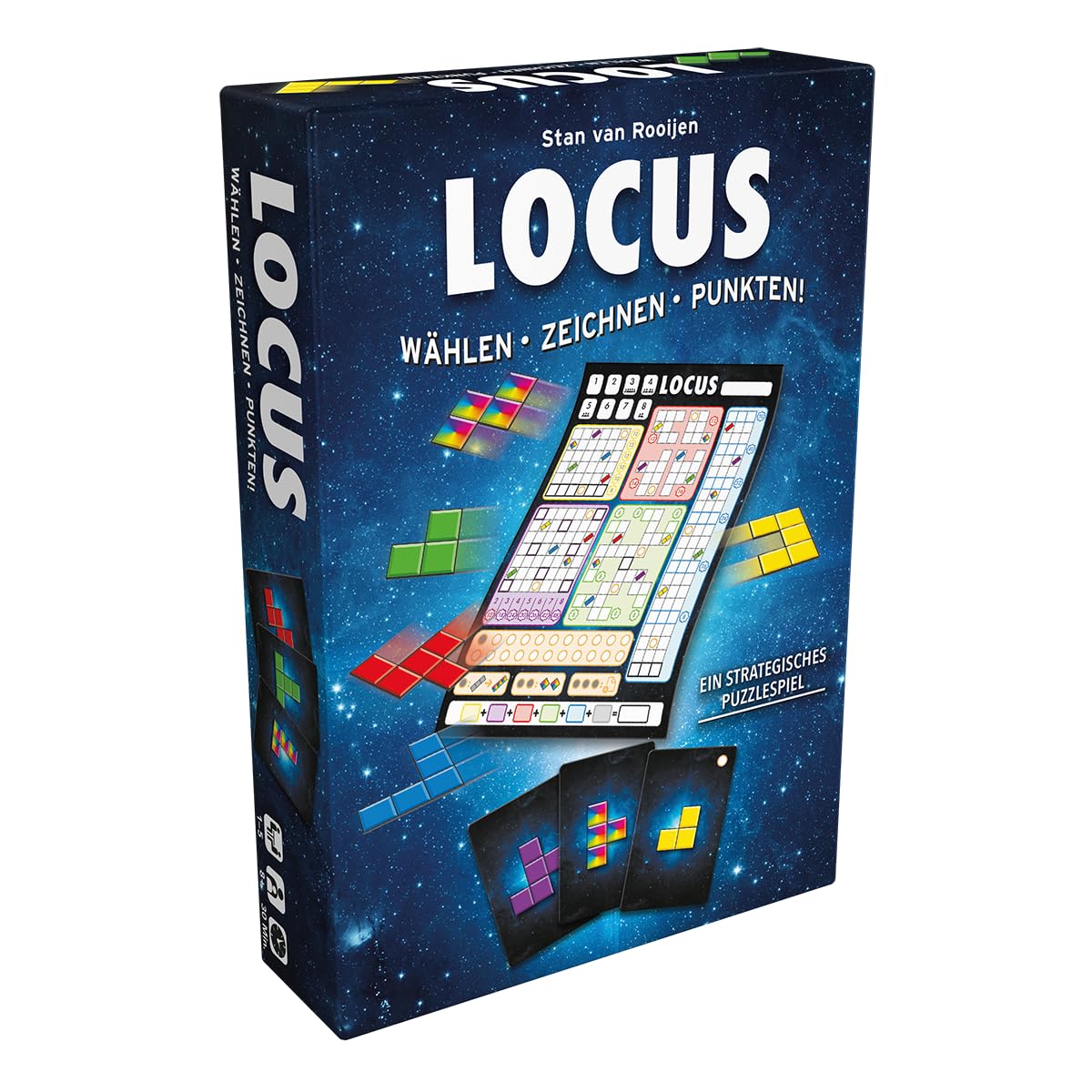 Tucker's Fun Factor y, Locus, Family Game, 1-5 Players, 8+ Years, 30 Minutes Playing Time per Game, German