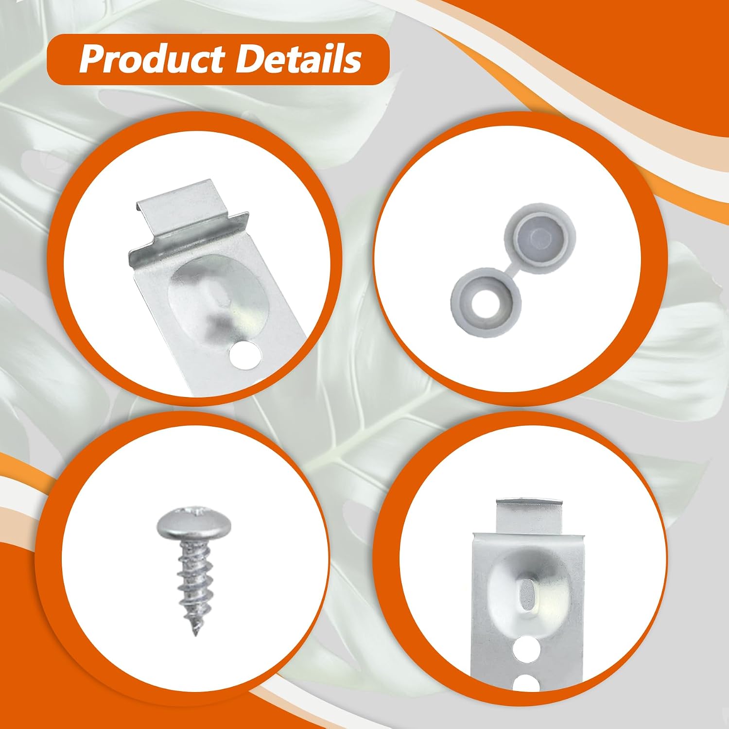 4Pcs DD98-01051C Dishwasher Installation Bracket kit Fit for Samsung DW80M9550UG DW80M9990UM DW80M9550US DW80R9950UG DW80R9950UT DW80R7060US DW80R7061US