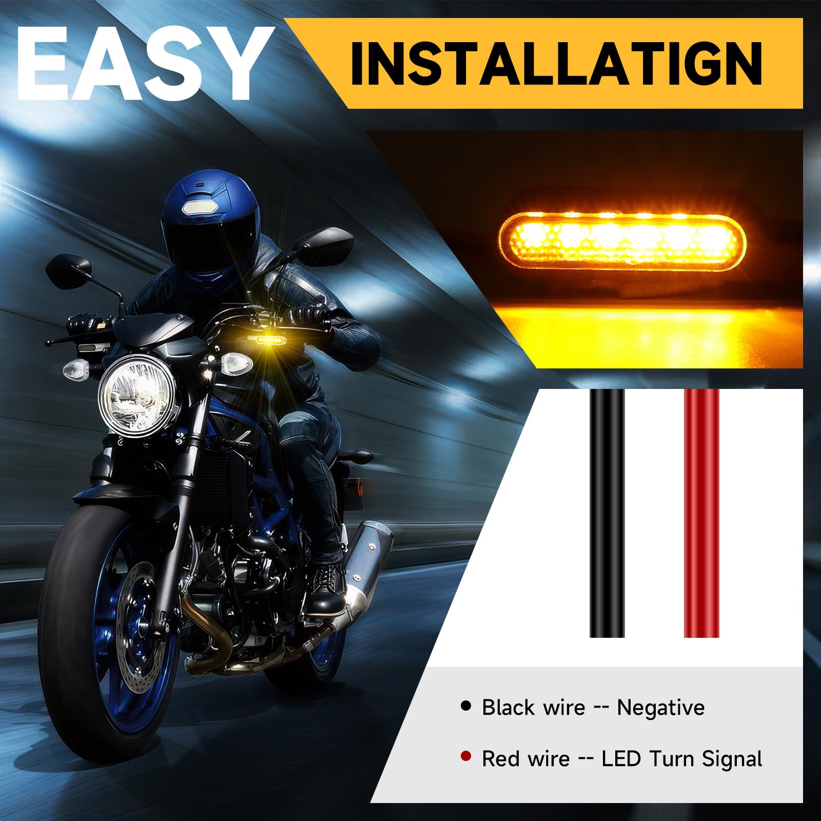 DREAMIZER Frecce Moto Omologate, 2PCS 12V Universali Indicatori di Direzione Moto LED Indicatori Compatibili con Harley Sportster Dyna Honda Shadow Kawasaki Vulcan Yamaha V-Star Road Star