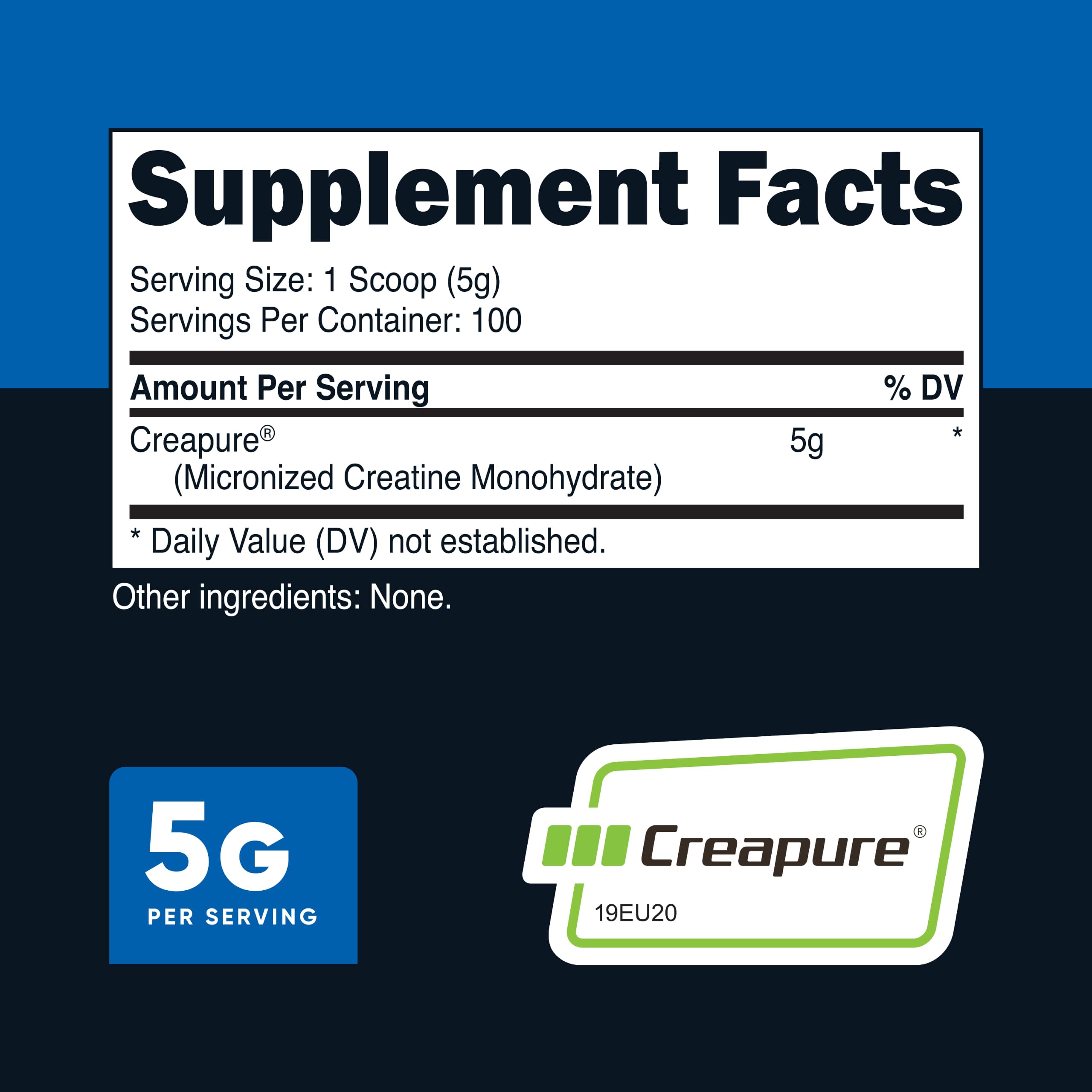 Nutricost Creapure® Creatine Monohydrate 500 Grams — Amazon image 2