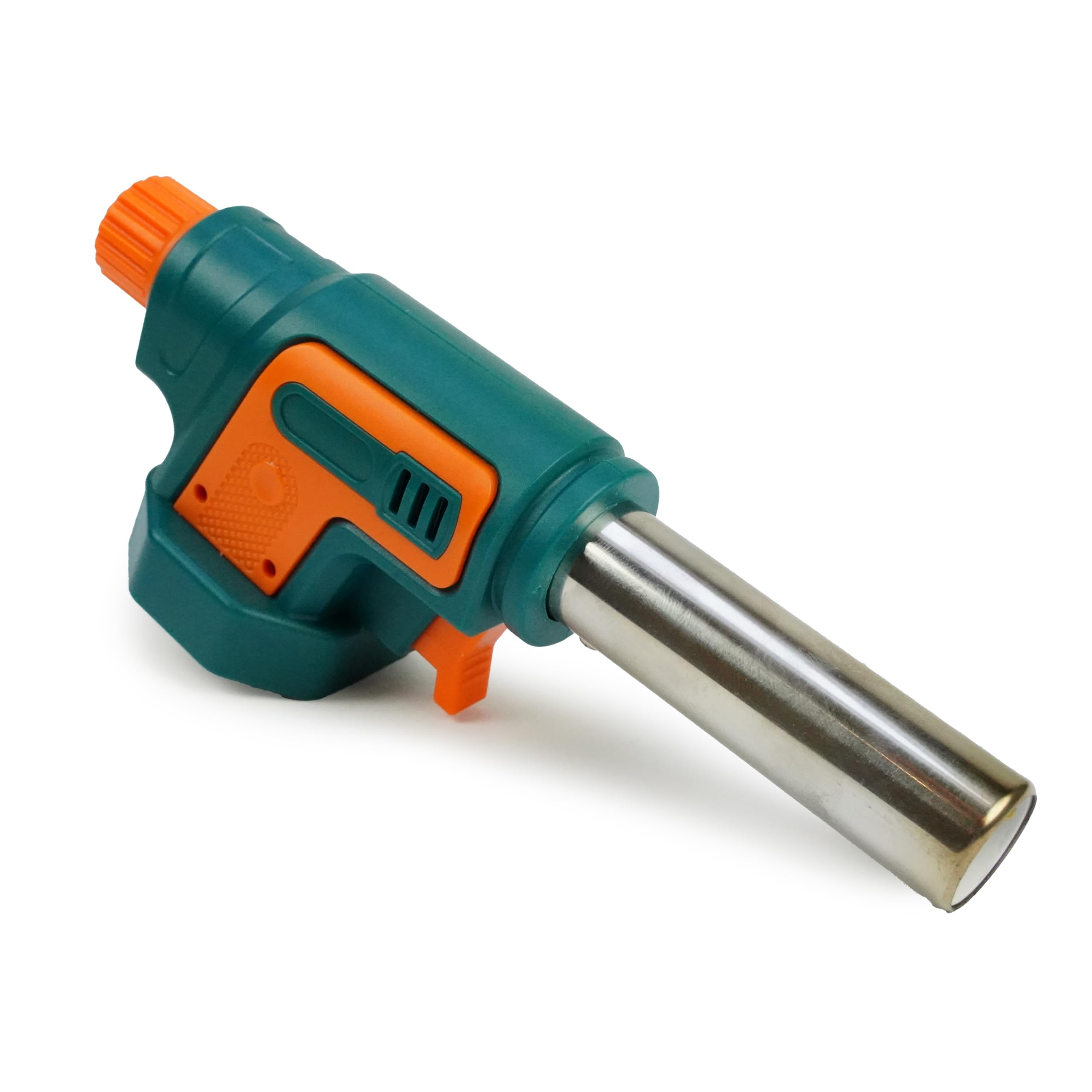 Chalumeau a Gaz 1300°C - Allumage Electrique - Puissance Reglable - Set avec 8x Cartouche Butane 227g