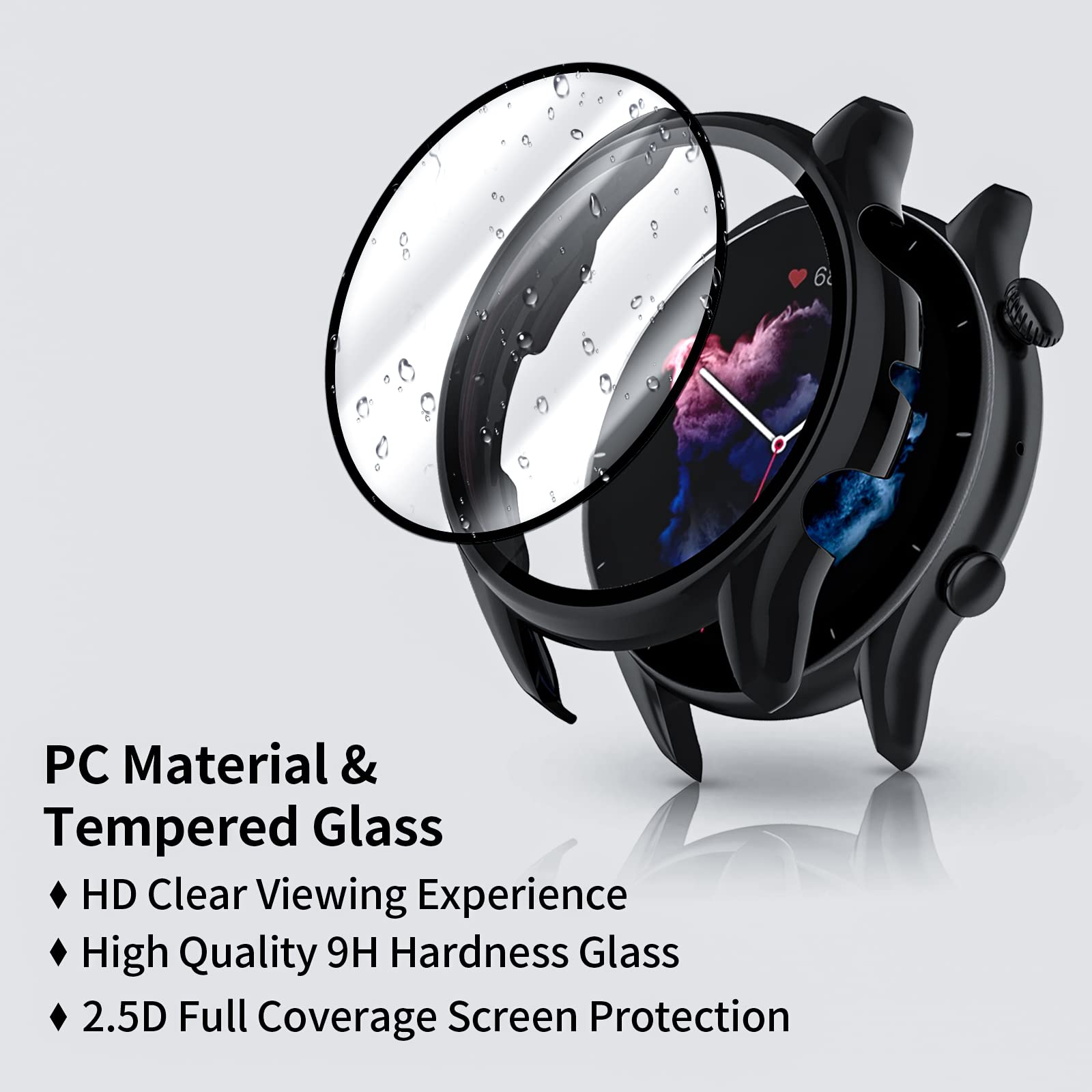 amazfit gtr3 pro グローバル版　変えベルト　保護カバー付き レビュー】Amazfit GTR 3 Pro／GTR 3用の替えバンド（ベルト）と