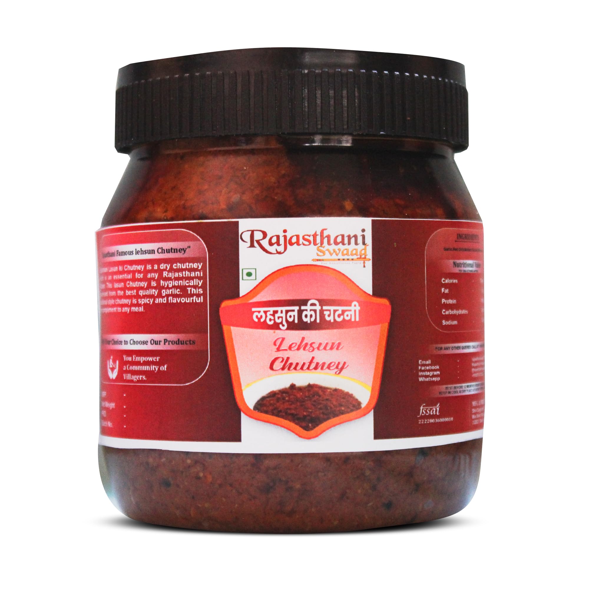 Rajasthani Swaad Lehsun Chutney Homemade Desi Marwadi Lehsun Chatni (Marwadi Style Desi Lahsan Chatni) Jar Of 800 Grams (B0BGH13584) Amazon Price History, Amazon Price Tracker