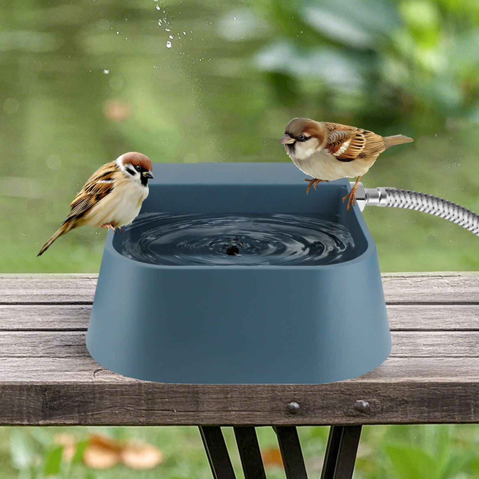 Enjoying Distributore d'acqua automatico per Cane con Tubo d'acqua in Metallo di 1.5 M, Auto Riempire Animale Ciotola d'acqua con Valvola Galleggiante, per Cani Gatti Pollo Coniglio Maiali Bestiame