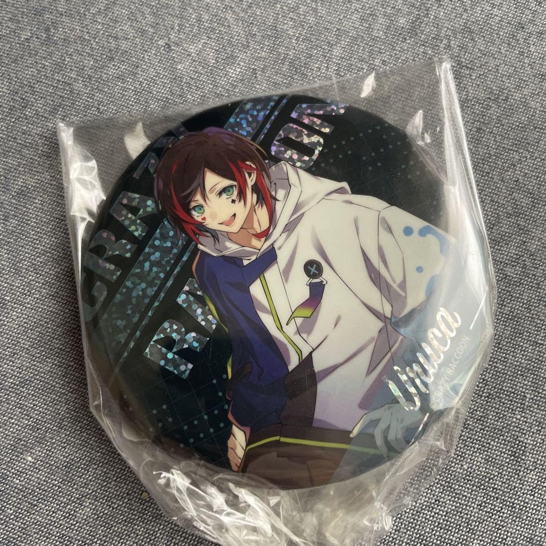 うるか 缶バッジ crazyraccoon crazy raccoon うるか 誕生日 2025 缶バッジ CR デフォルメ