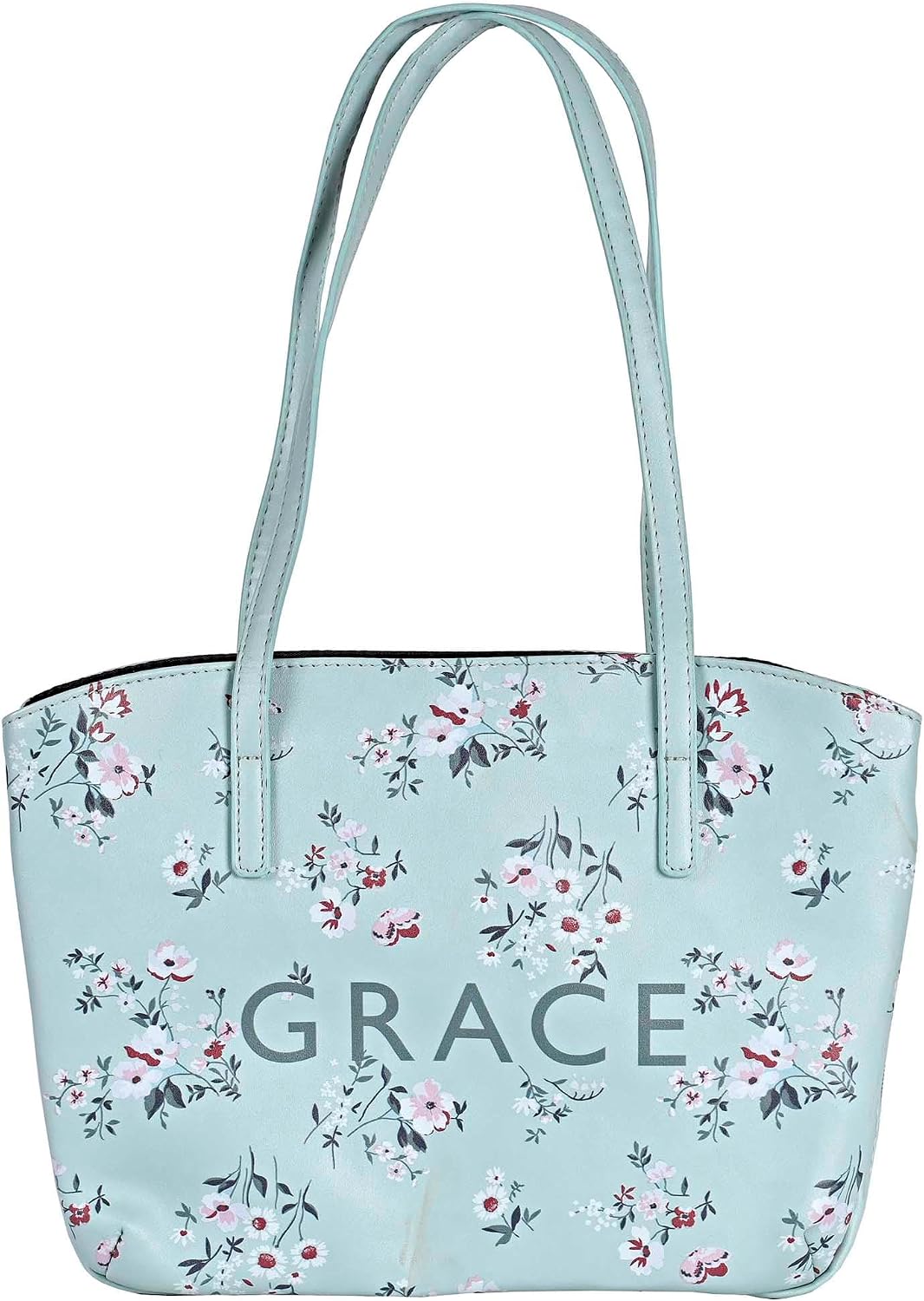 White Dove Designs Bible Cover-Wedge-Grace-Floral-Mint-XLG